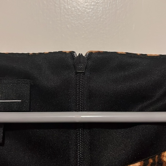 AGB Leopard Print Dress - Brown and Black - Picture 7 of 11